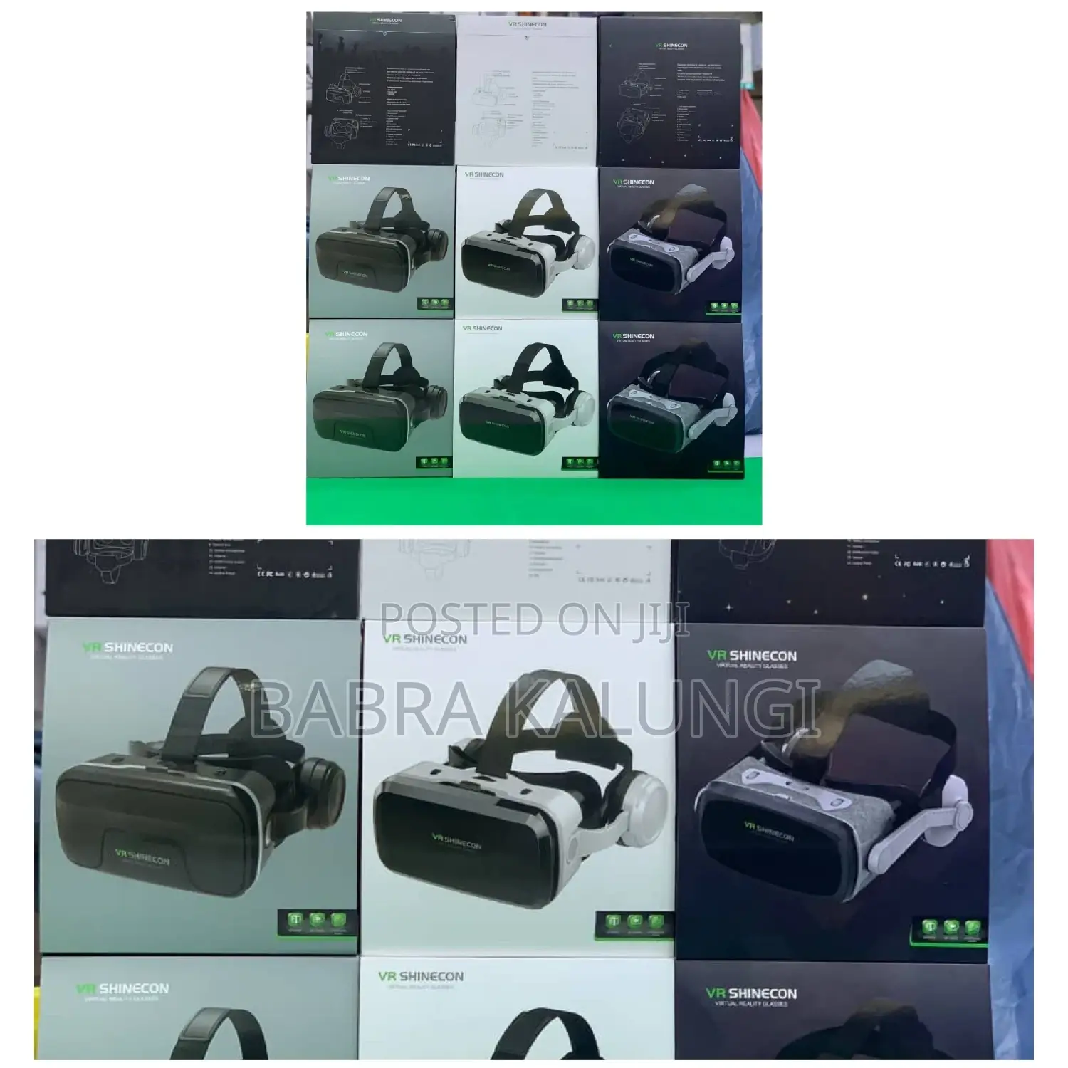 Virtual Reality Headset With Bluetooth Headphone