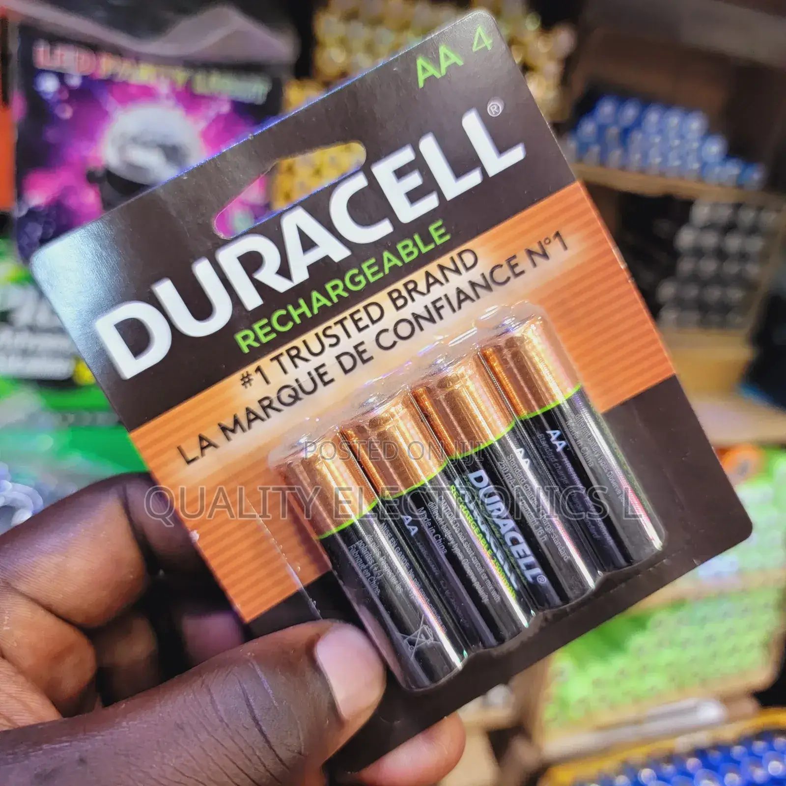 Duracell 2 Pair Pack Rechargeable