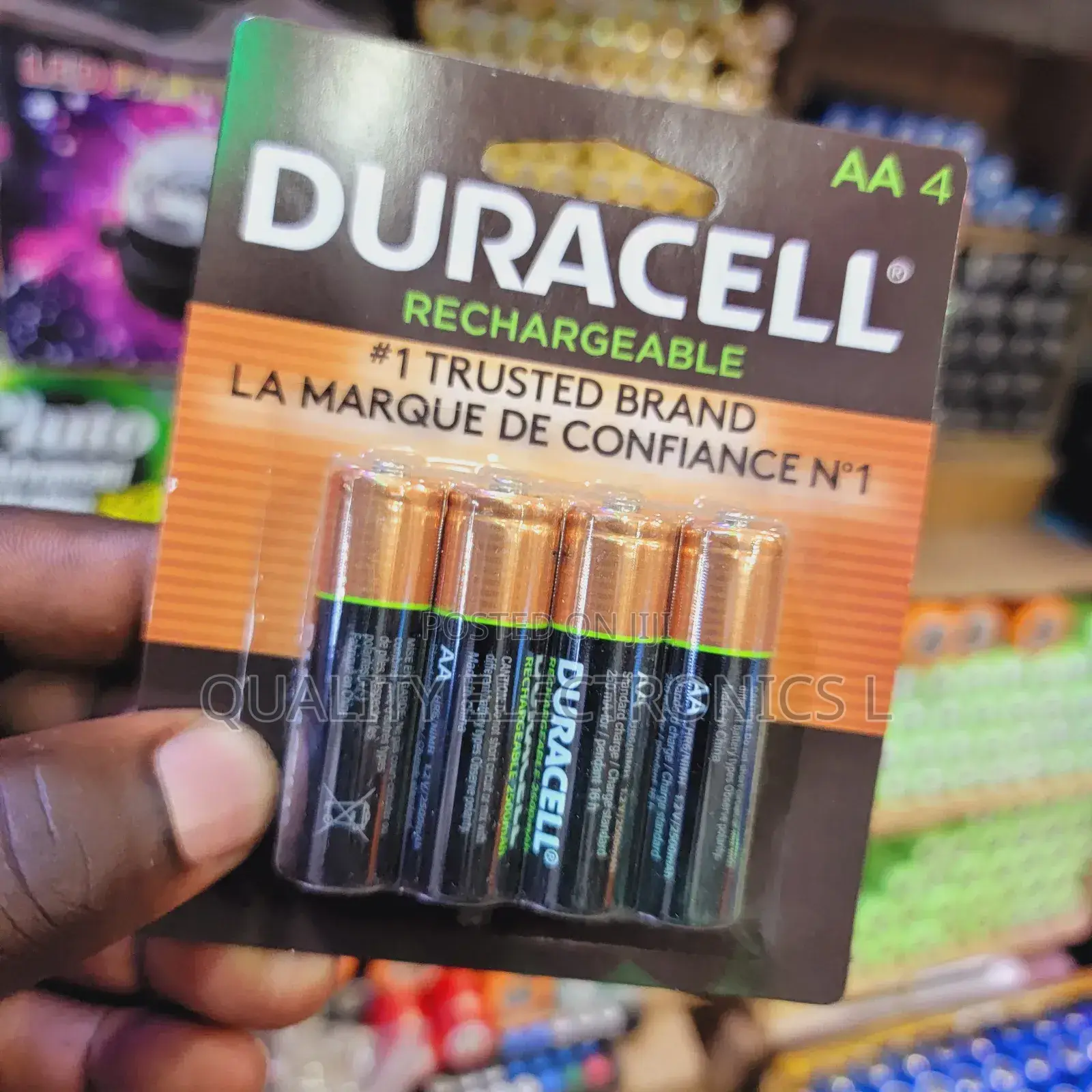 Duracell 2 Pair Pack Rechargeable