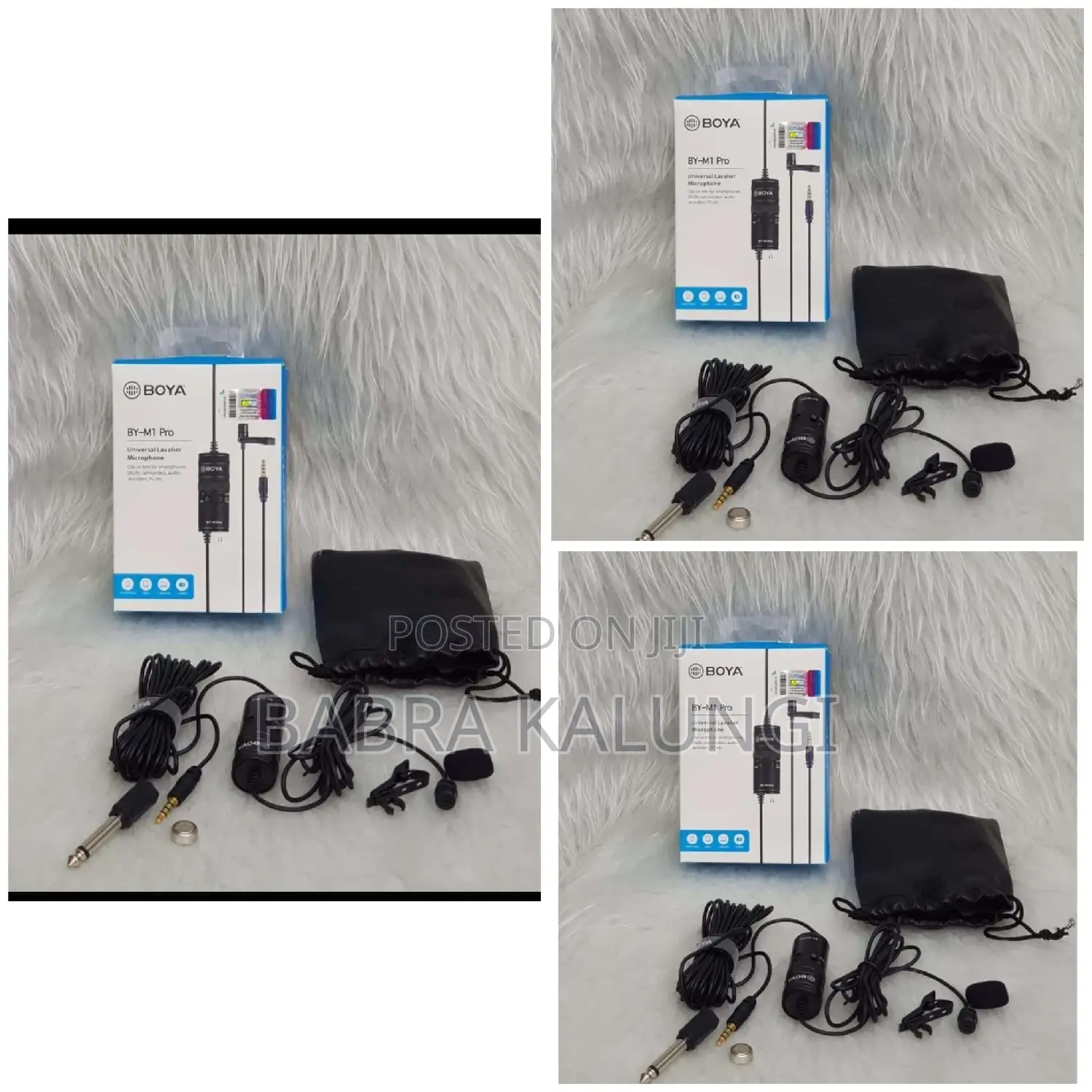 Boya Dual Omni Direction Lavalier Microphone