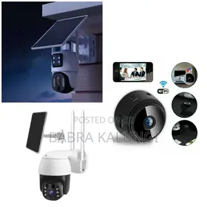 8mp Solar Battery Wifi Camera Dual Lens Dual Screens