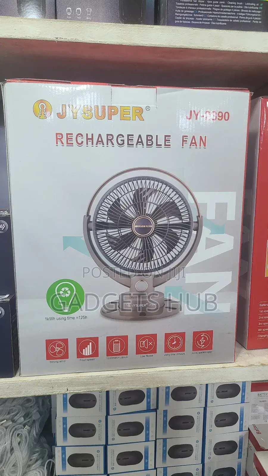Desk Top Rechargeable Fan