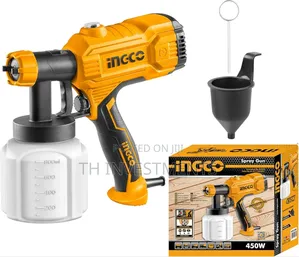 Ingco Spray Gun, 450w | 800ml Electric Spray Gun | 1.5mm