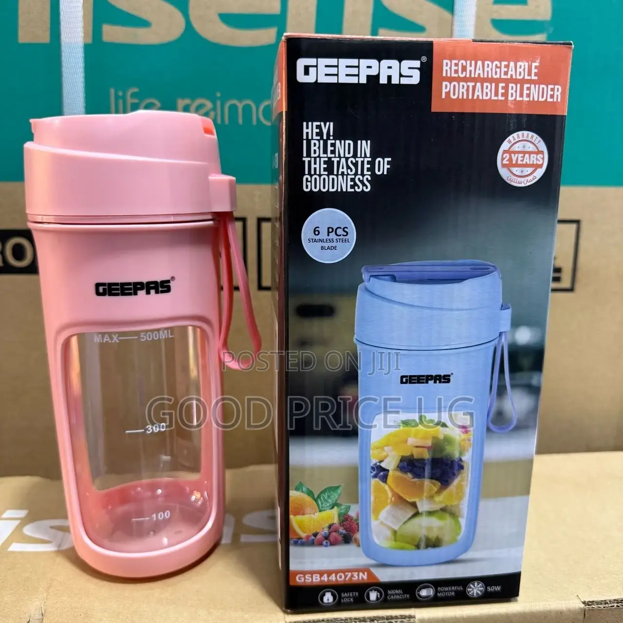 Geepas Rechargeable Portable Blender