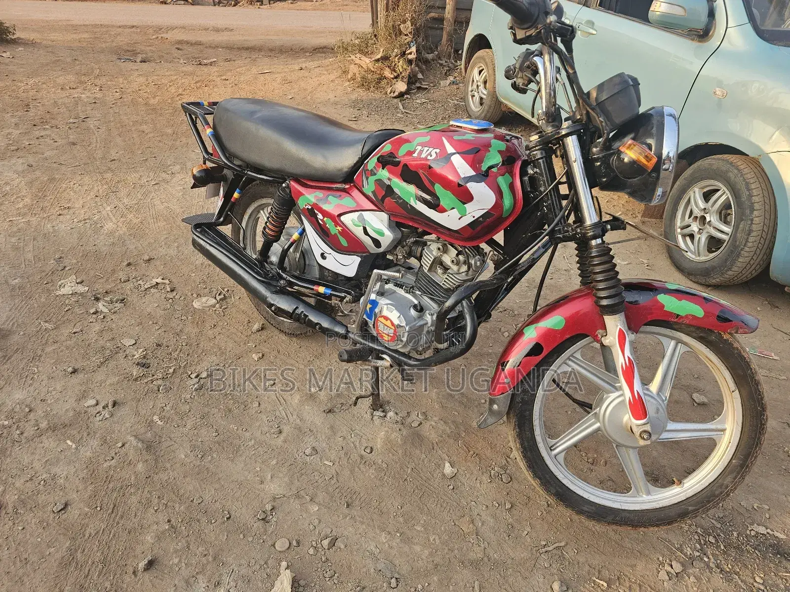 TVS HLX 125 2023 Red