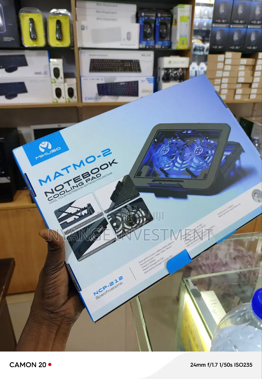 Cooling Fan for Laptops. Cooling Pad.