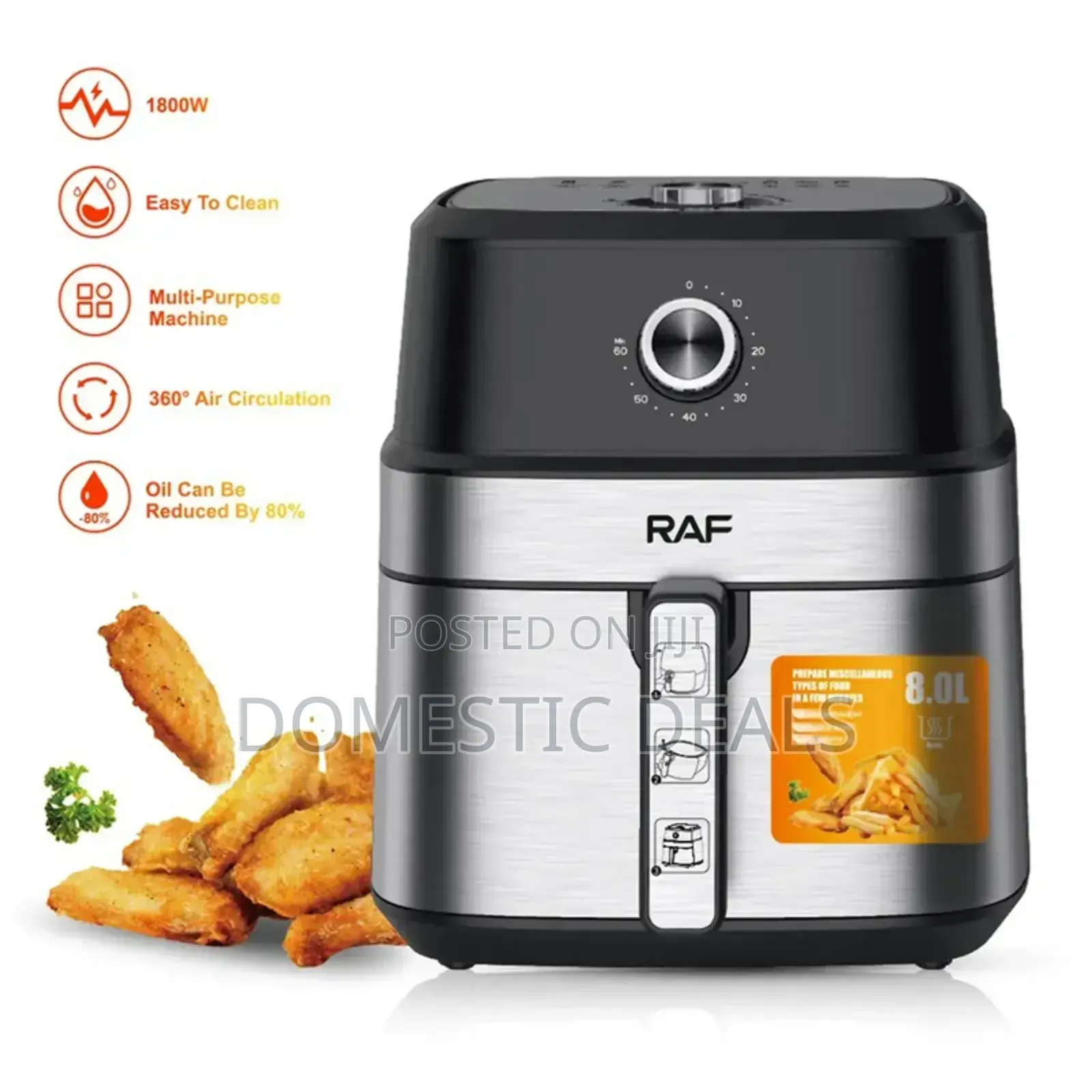 Raf 8.0l Air Fryer