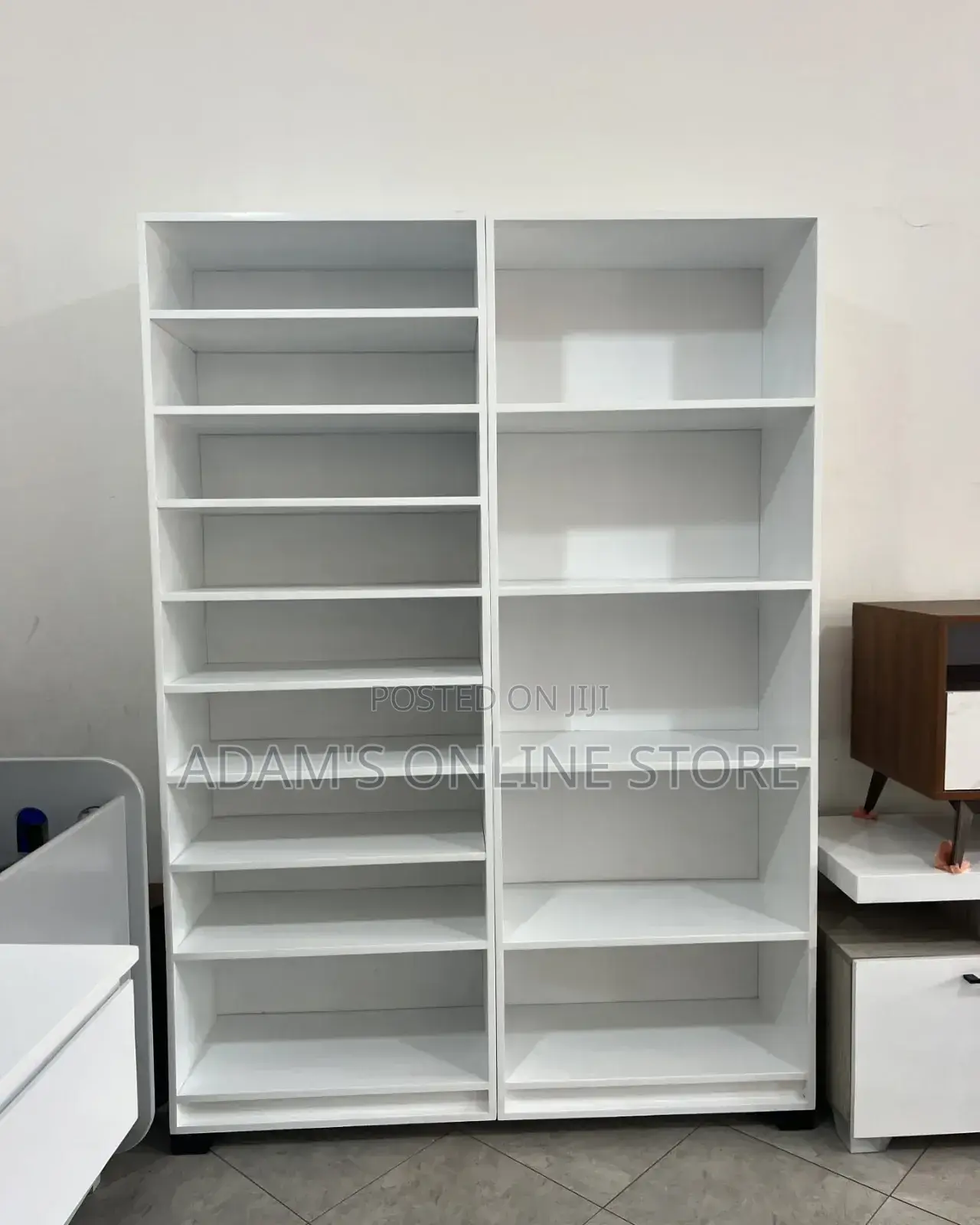 White Shoe Rack Shelves