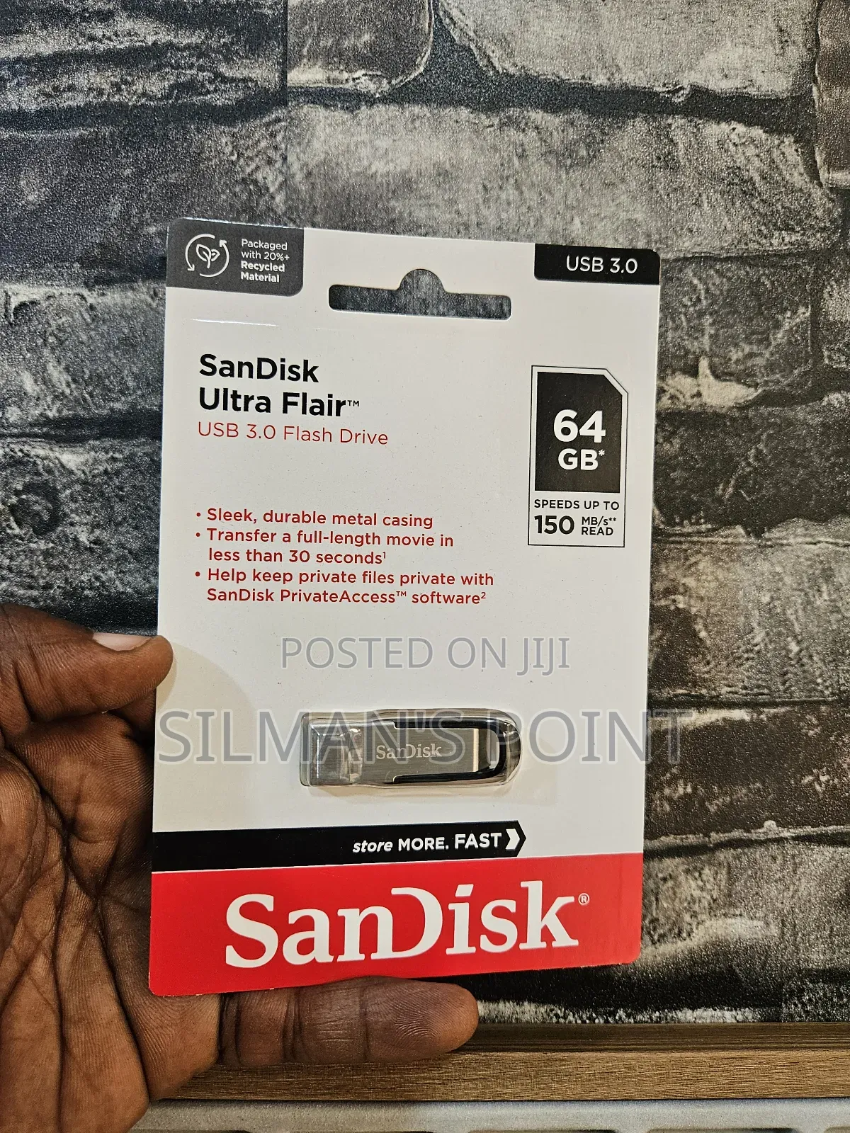 Sandisk Ultra Flair 3.0 Usb 64gb