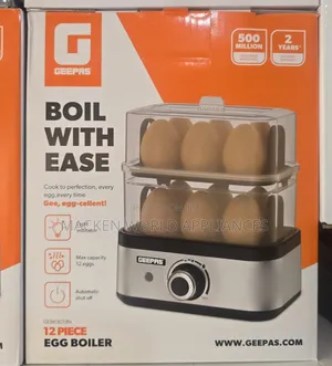 Geepas Electric Egg Boiler for 16 Eggs With Poacher Omel