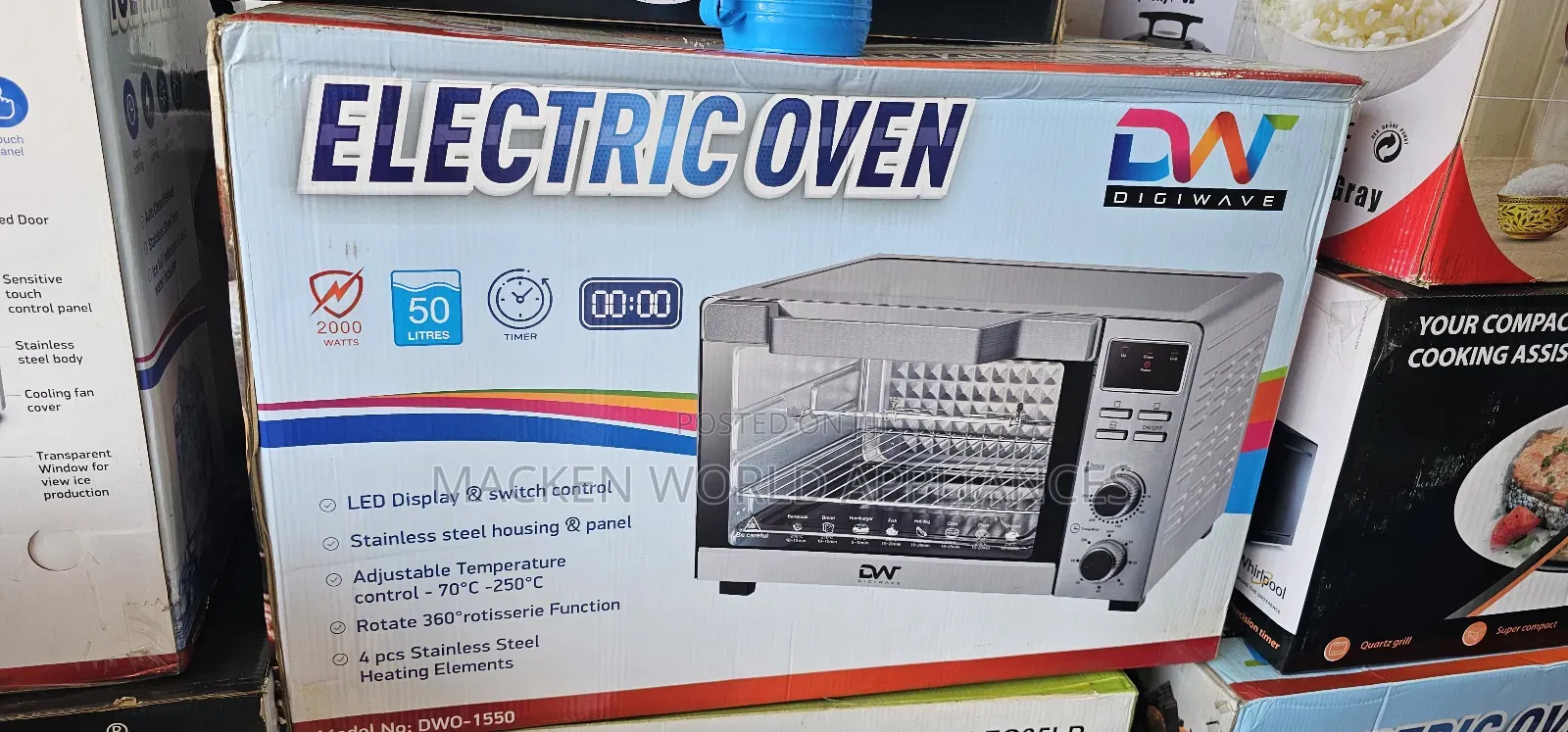 Digiwave 50 Litres Digital Pad Electric Oven
