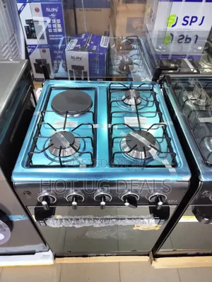 SPJ 3 Gas Burner With 1 Electric 50x50 Standing Gas Cooker