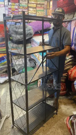 Foldable 5-Tier Kitchen Rack