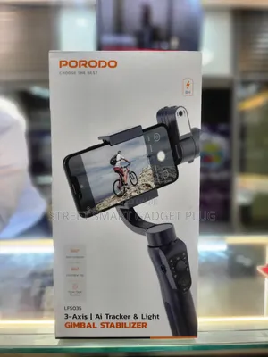 Porodo 3-Axis Ai Tracker and Light Gimbal