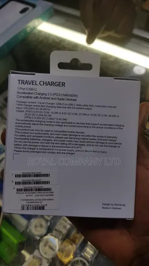 Samsung 45w Fast Charger Adapter