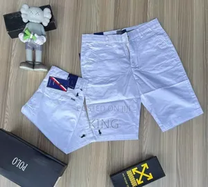 Polo White Shorts Kaki