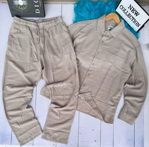 Gentle Linen Attire. Linen Suit