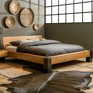 5x6 Pure Musambya Wooden Bed