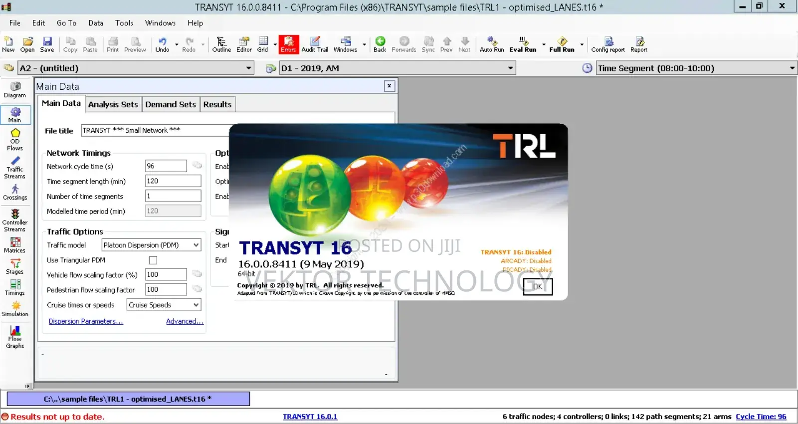 TRL Transyt V16.0.0.8411 X64