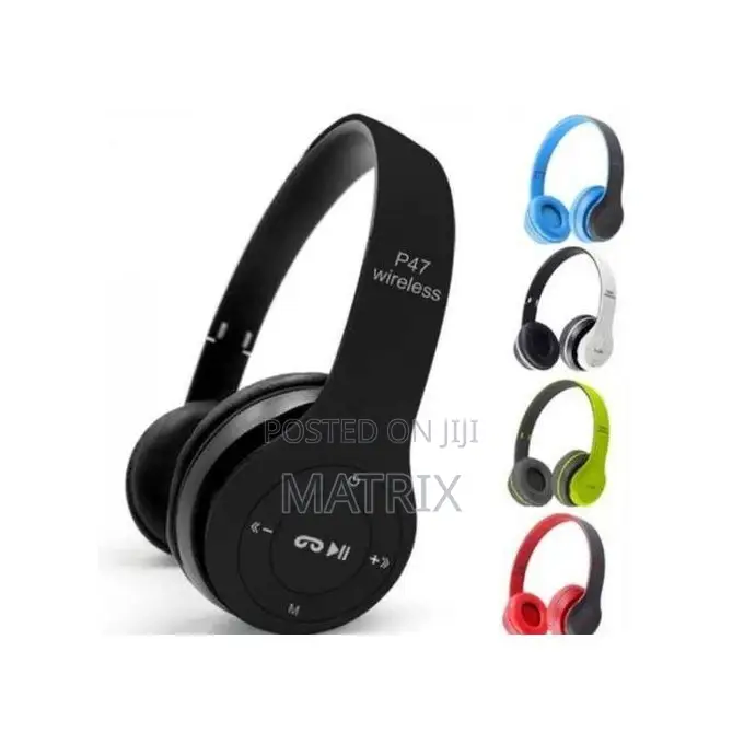 P47 Wireless Bluetooth Portable Headphones With Stereo Fm