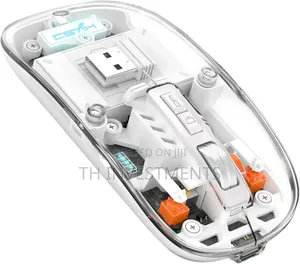 Nalacal Transparent Wireless Mouse 5.1 2.4g Mini Bluetooth.