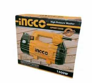 100 Bar Ingco Hpwr15028 High Pressure Washer, 1500 Watt