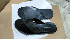Balenciaga Black Leather Trendy Sandals
