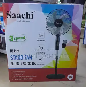 Stand Fan/ Saachi 16 Inch Stand Fan With Remote