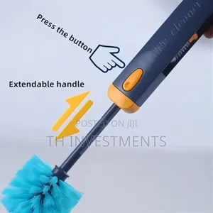 In 1 Bottle Gap Cleaner Brush Multifunctional Blue Grey