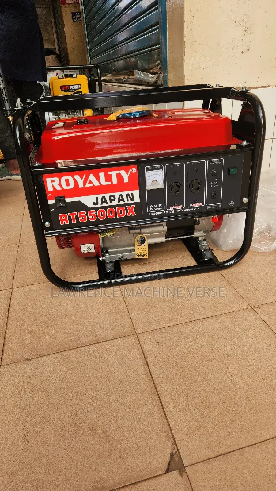 Rt 5500dx Generator 3.5kva Japan