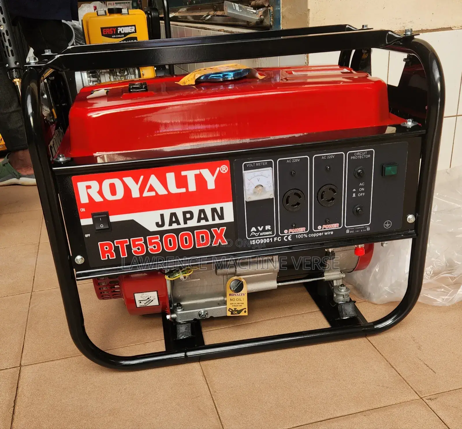 Rt 5500dx Generator 3.5kva Japan