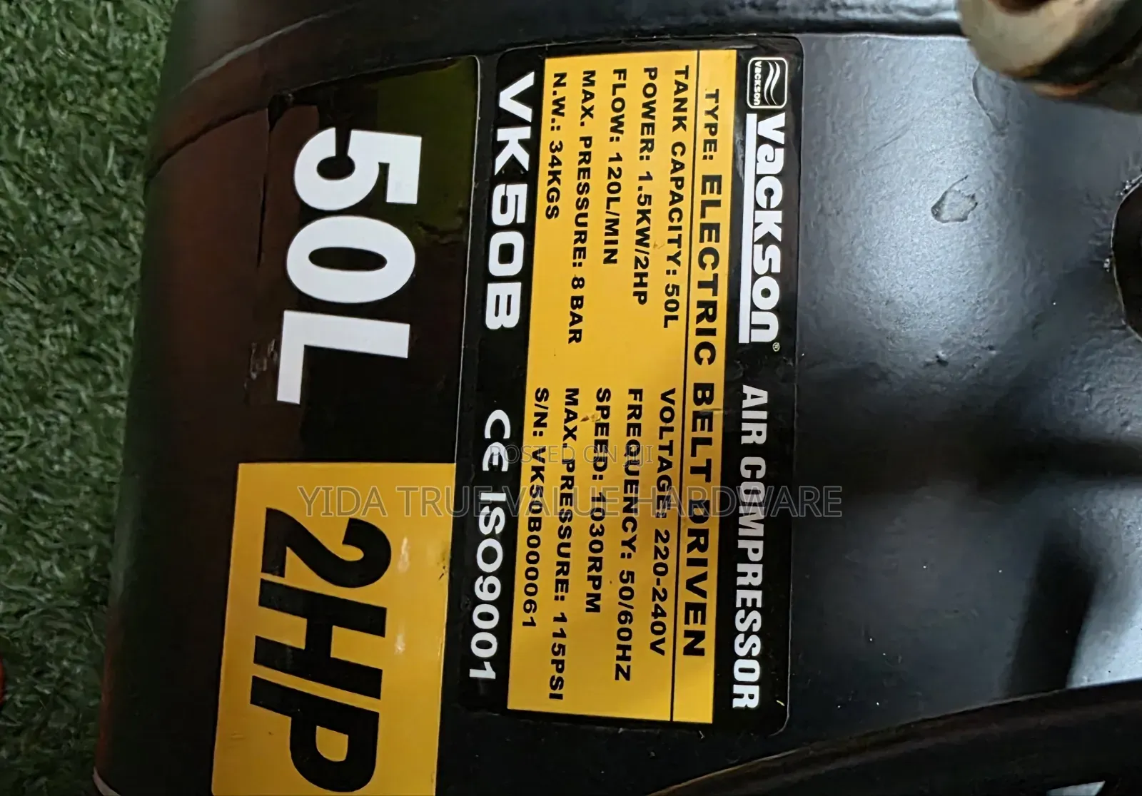 Air Compressor 50 Litres Vackson Italy