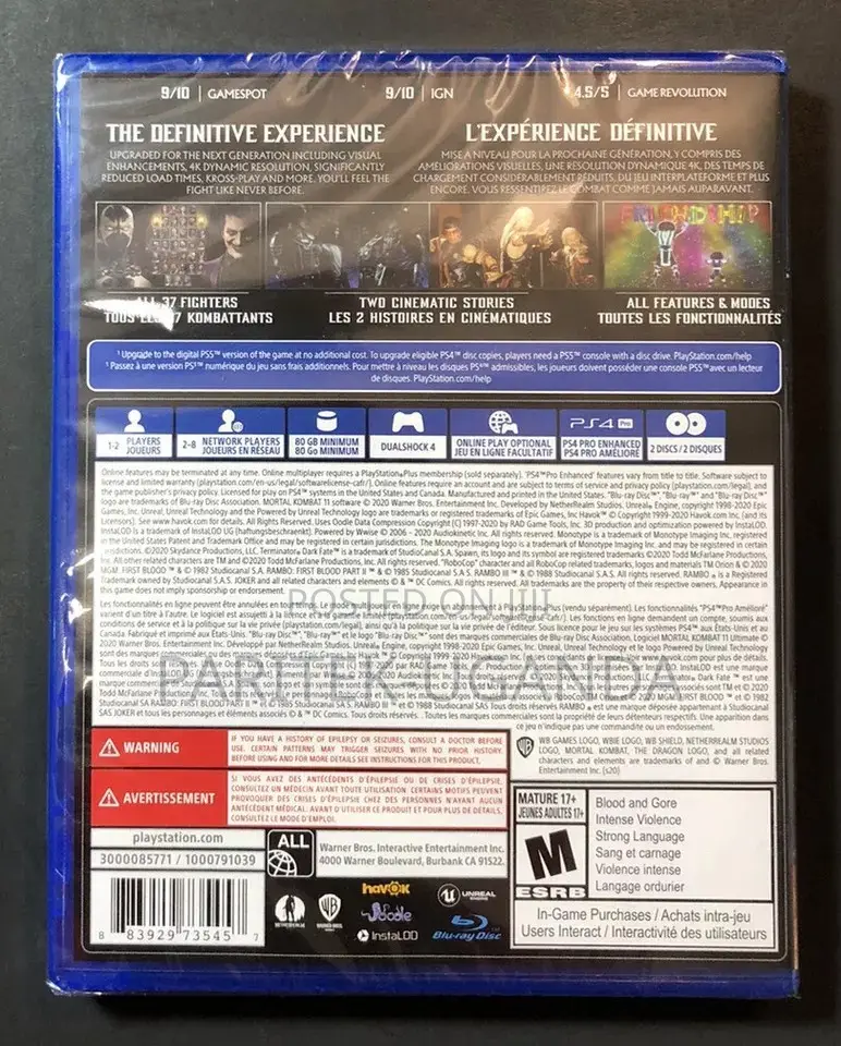 Mortal Kombat 11 Ultimate Edition [ 2-Disc Version ]