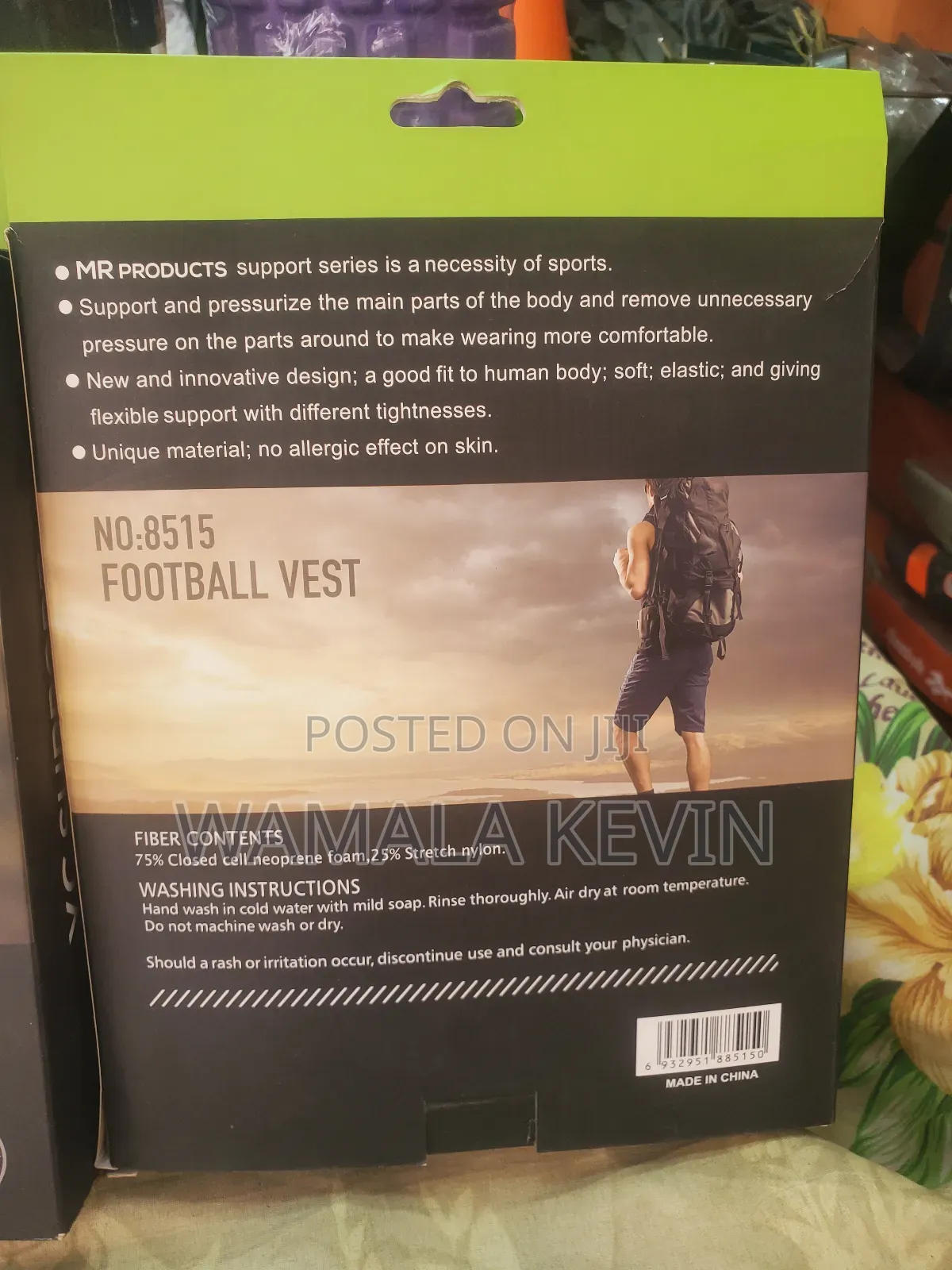 Yc Support Football Vest
