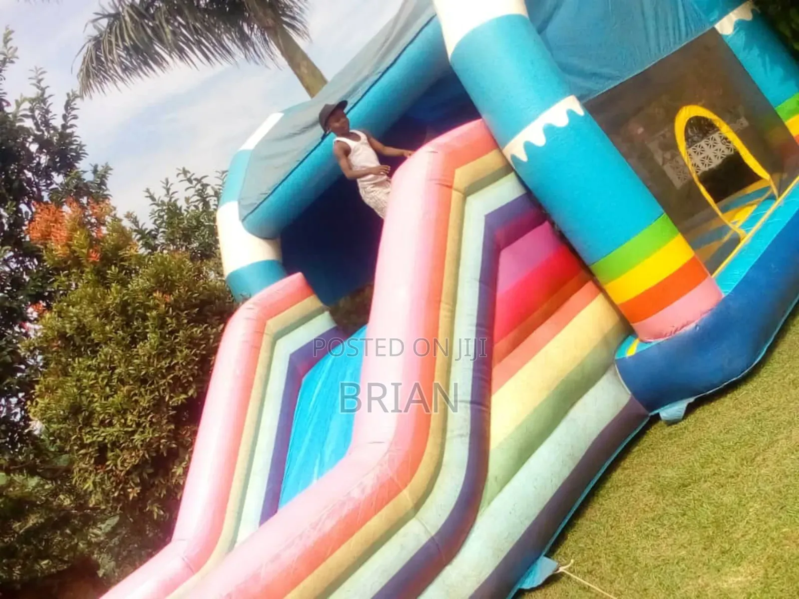 Rainbow Big Bouncing Castles