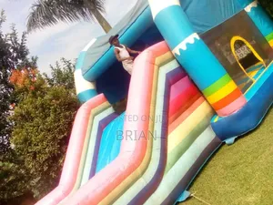Rainbow Big Bouncing Castles