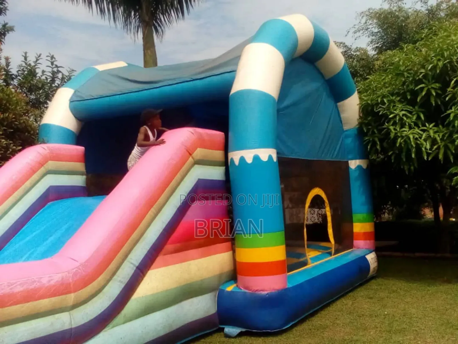 Rainbow Big Bouncing Castles