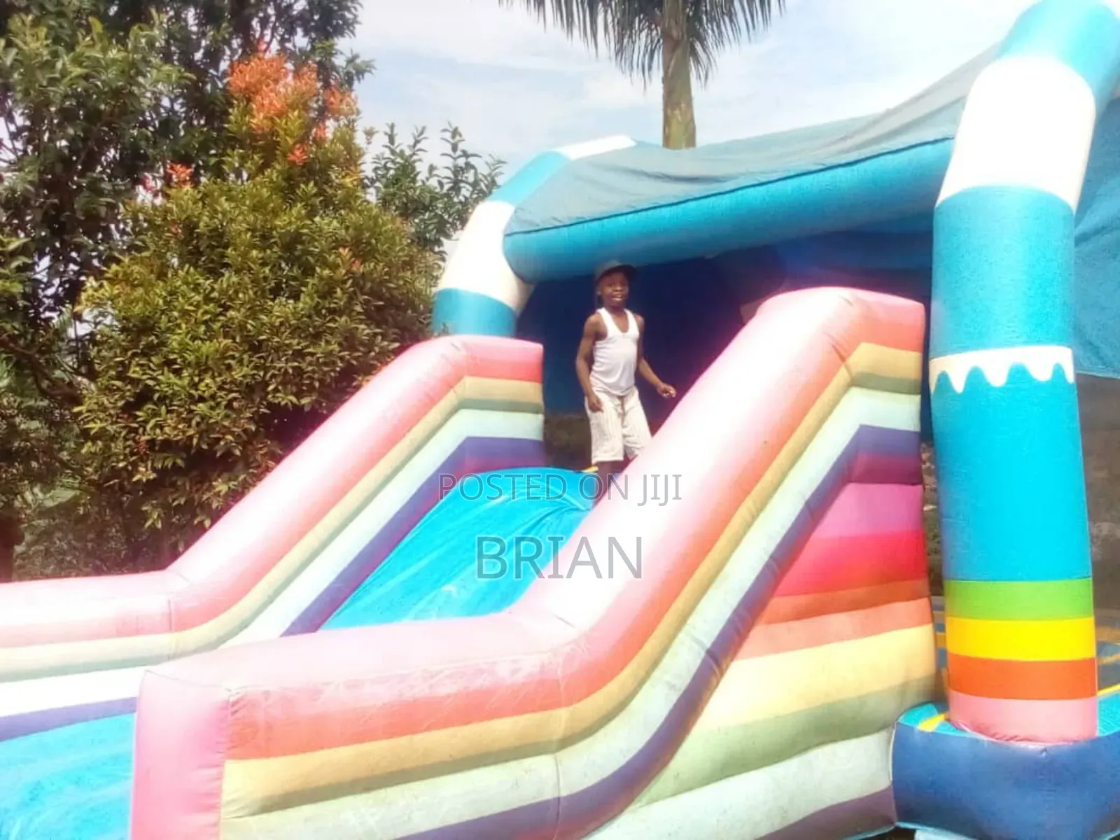 Rainbow Big Bouncing Castles