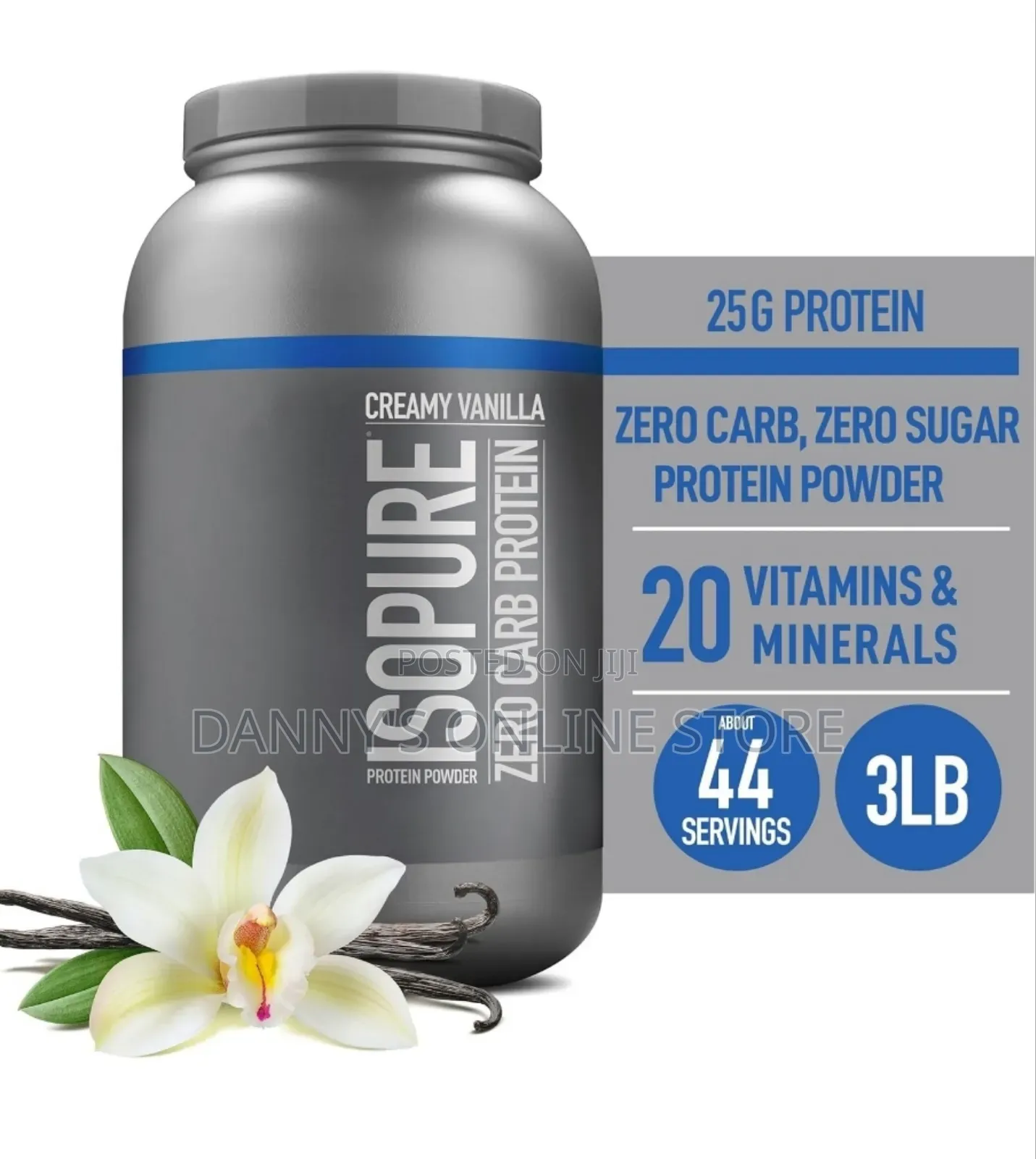 Isopure Zero Carb Whey Protein Isolate Powder With Vit C