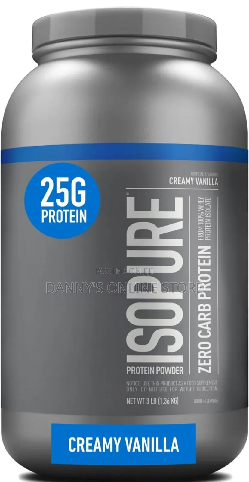 Isopure Zero Carb Whey Protein Isolate Powder With Vit C