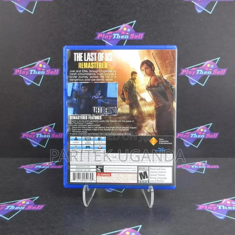 The Last of Us Remastered Ps4 Sony Playstation 4 Italian