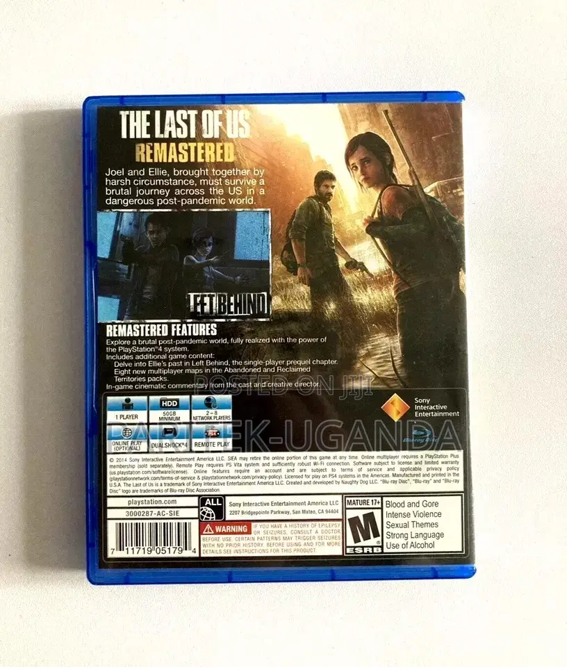 The Last of Us Remastered (Playstation 4