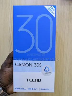 New Tecno Camon 30S 128 GB Black