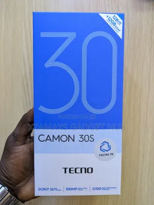 New Tecno Camon 30S 128 GB Black