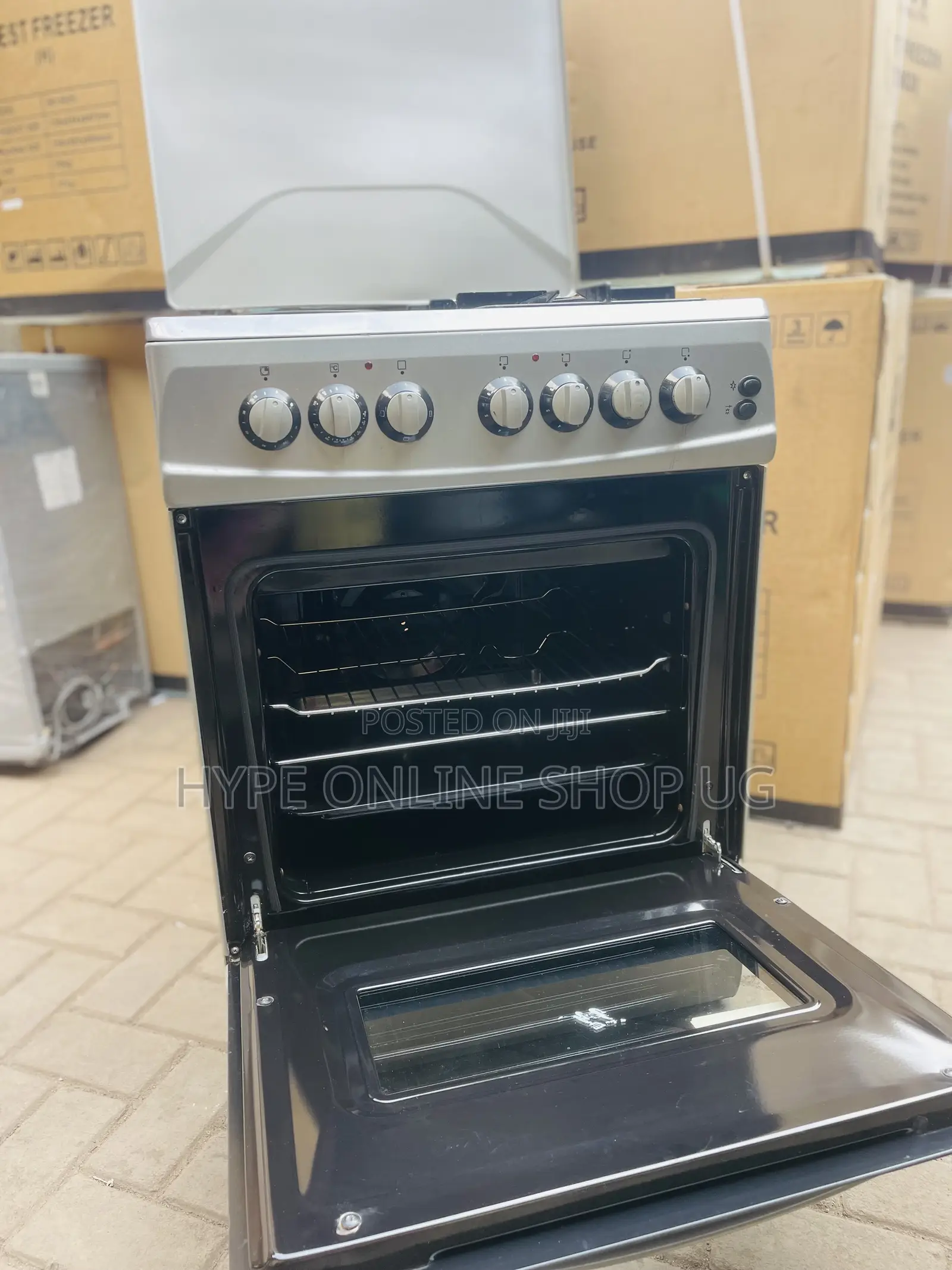 2+2 Gas and Electric Cooker 60by60