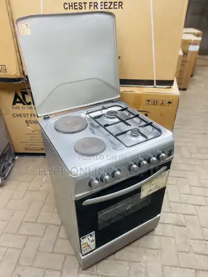 2+2 Gas and Electric Cooker 60by60