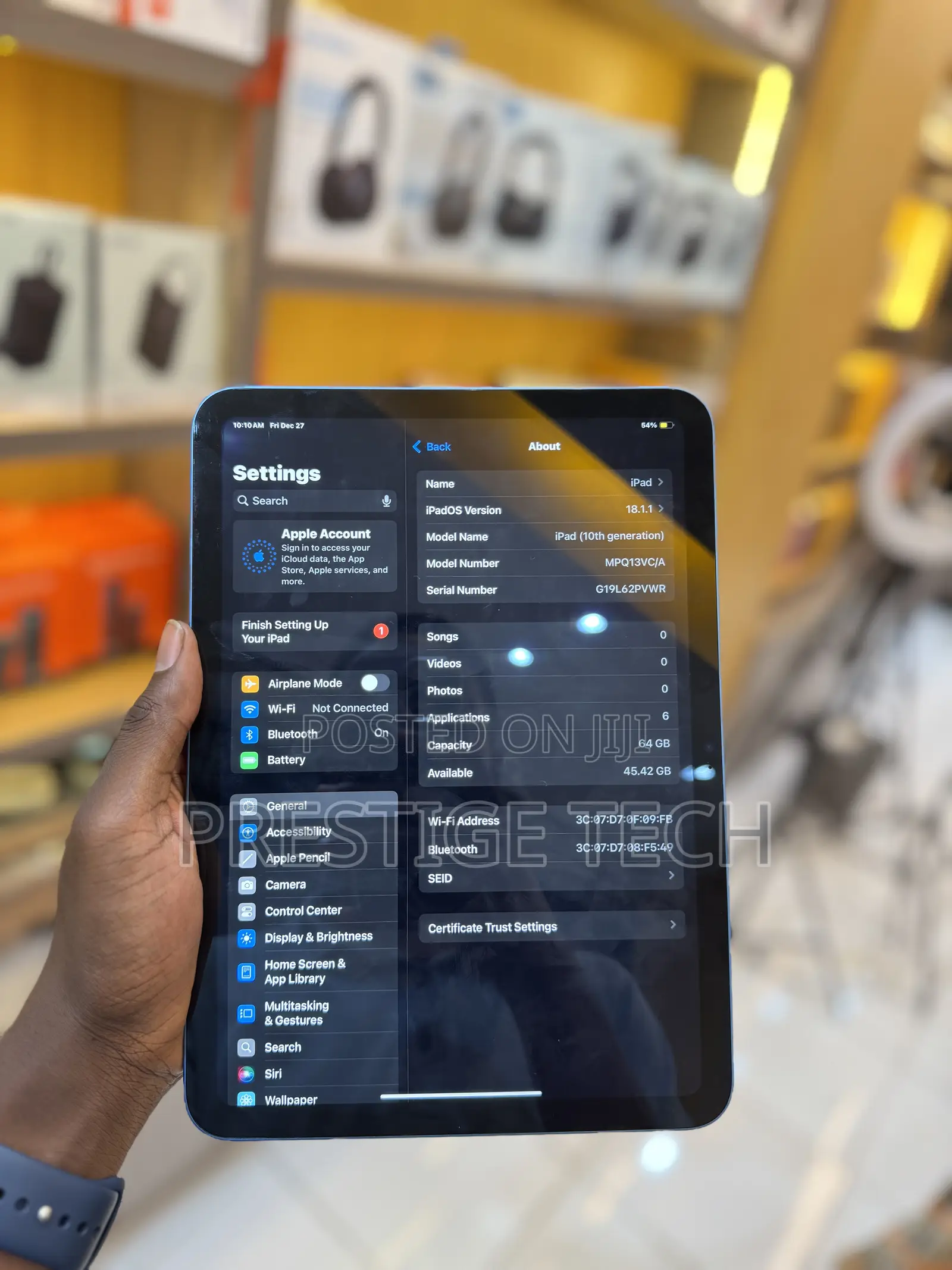 Apple iPad (2022) 64 GB Blue