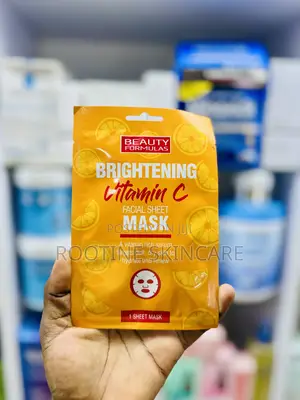 Beauty Formulas Brightening Vitamin C Facial Sheet Mask