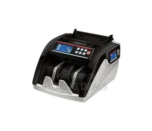 Money Counting Machine Counterfeit Detector - Black/White