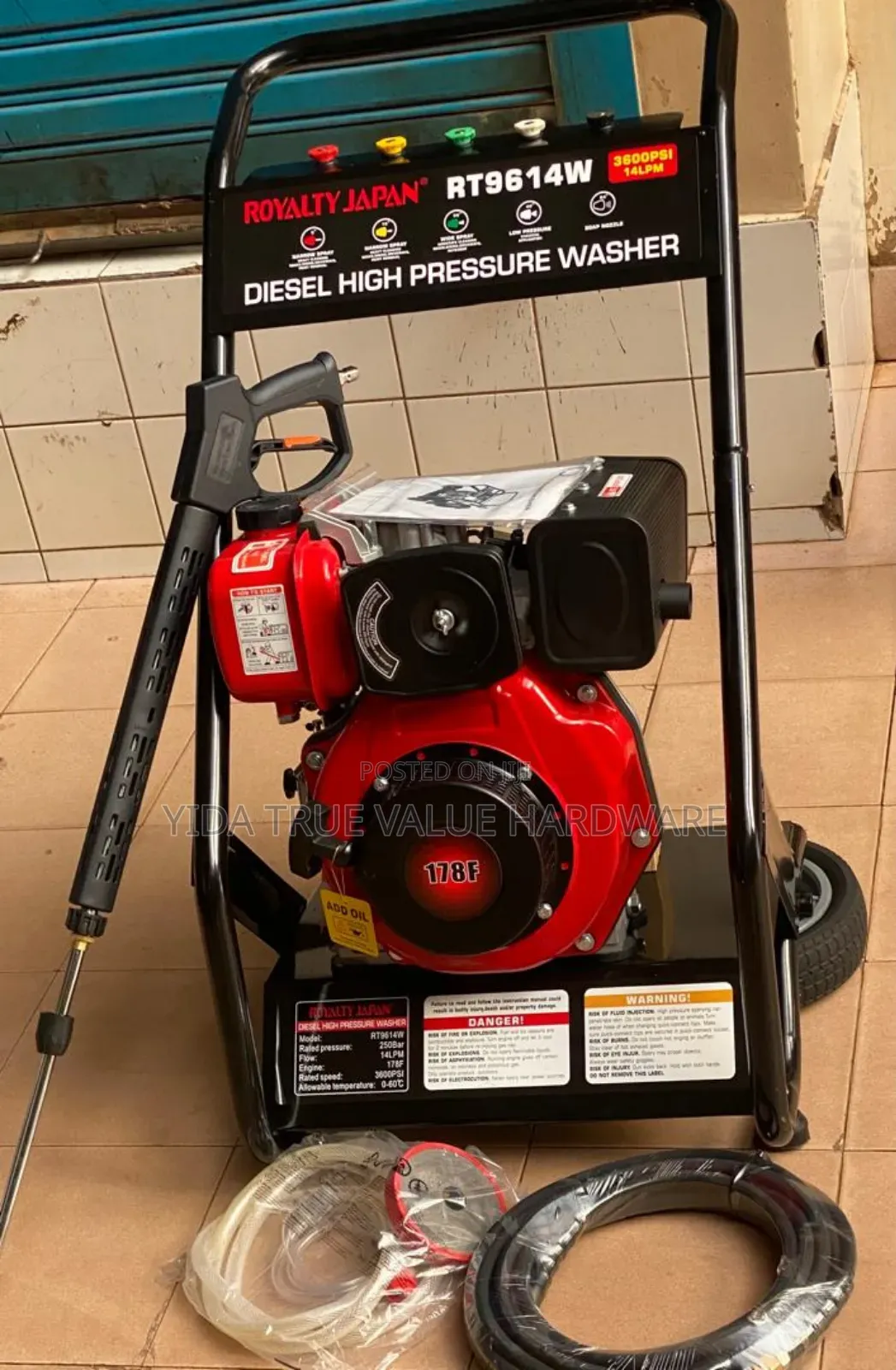 Pressure Washer Diesel Rt96